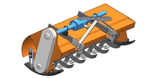 旋耕机3D缩略图